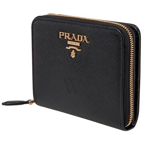 beige prada wallet|prada black wallet price.